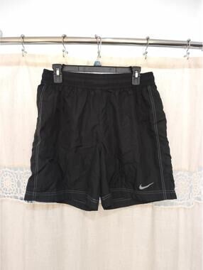 Nike vintage y2k black logo swoosh shorts Mens Size M